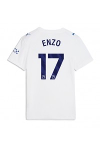 Manchester City Enzo Fernandez #17 Jalkapallovaatteet Naisten Kolmaspaita 2026-27 Lyhythihainen